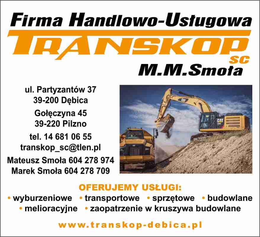 FHU "TRANSKOP" - kruszywa budowlane DĘBICA kruszywa budowlane DĘBICA